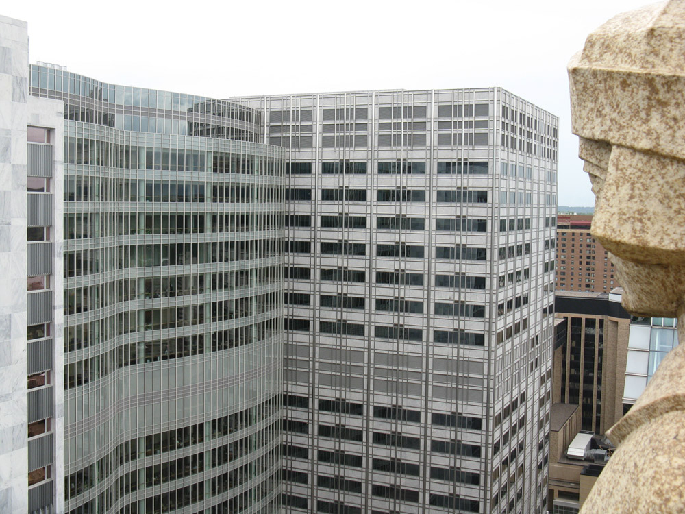Mayo Clinic from the Plummer Building tower.
