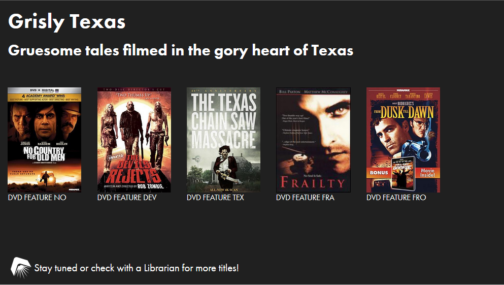 Grisly Texas: Movies filmed in the gory heart of Texas slide