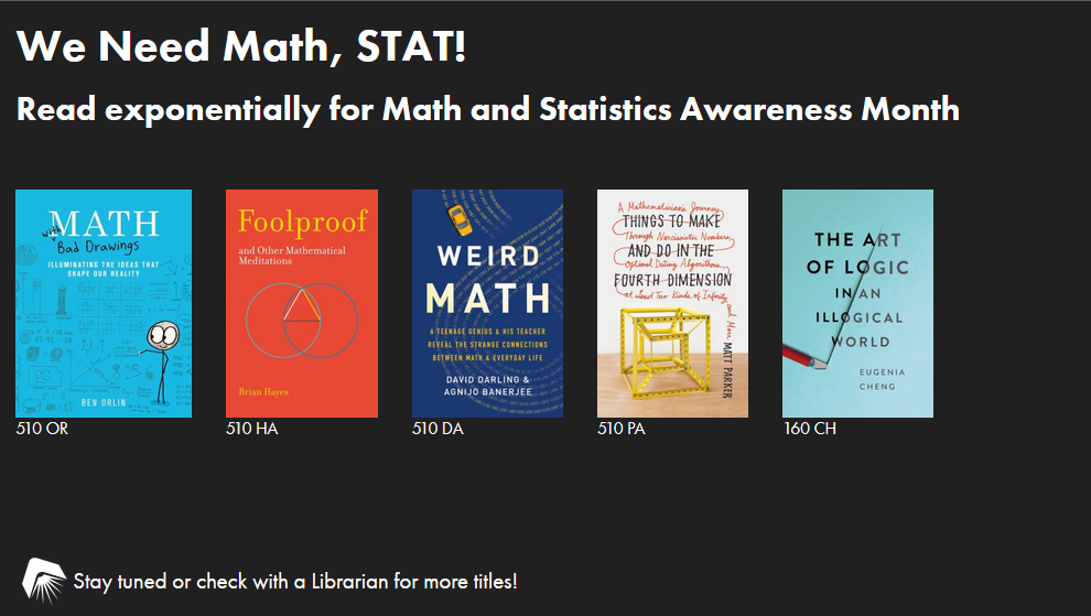 We Need Math, STAT! slide